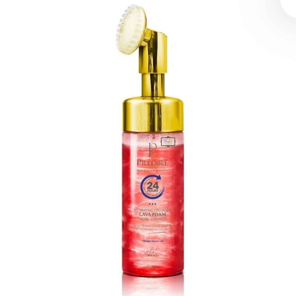 ⭐️Predire Paris Red Lava Foam Facial Cleanser, Collagen & Stem Cell Technology